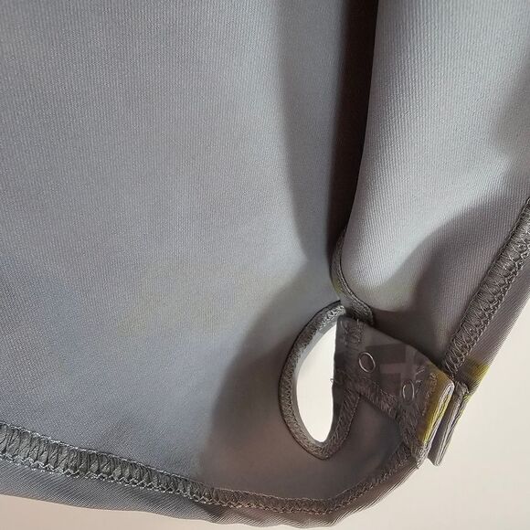 Le Tigre Spellout Grey Gold One Piece Bodysuit Size L NWT - Picture 6 of 8